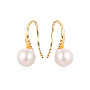 Timeless Freshwater Pearl Earrings | 14K Gold Over Sterling Silver | Luxe Gift
